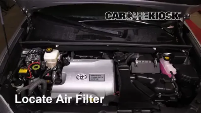 2013 Toyota Highlander Hybrid Limited 3.5L V6 Filtro de aire (motor) Cambio